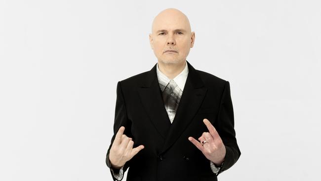 American singer, songwriter and guitarist Billy Corgan, frontman and co-founder of The Smashing Pumpkins, who is touring Australia in December 2024 while backed by Melbourne band The Delta Riggs. Picture: supplied