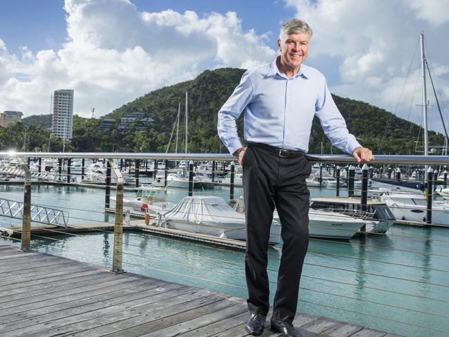 CEO of Hamilton Island Glenn Bourke at the Hamilton Island Marina. Picture: Lachie Millard