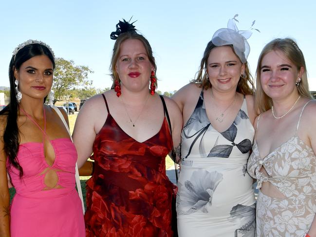 Brianna Gawne, Montana Hawkins, Alicia Vinnicombe and Natasha Greig-Nelson. Picture: Evan Morgan