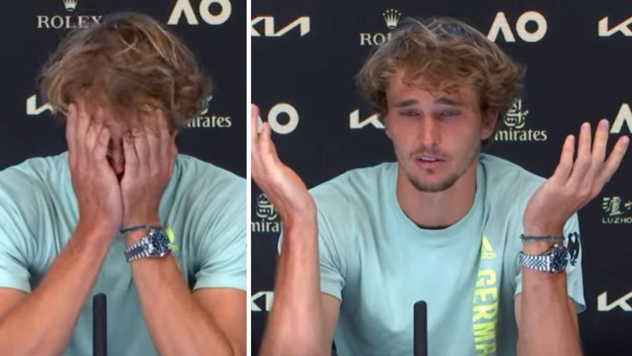 Alexander Zverev was lost for answers.