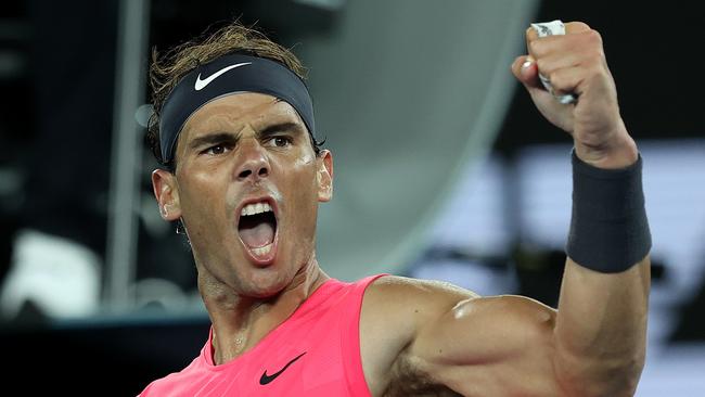 World No.1 Rafael Nadal was pulled up by security outside the players’ locker room. Picture: Clive Brunskill/Getty Images