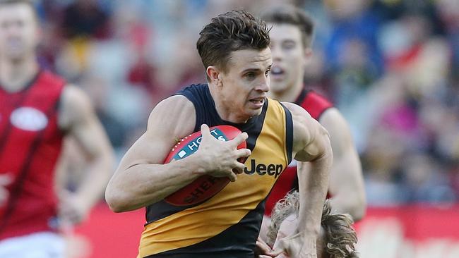 Brett Deledio wants to be traded to Geelong. Picture: Wayne Ludbey