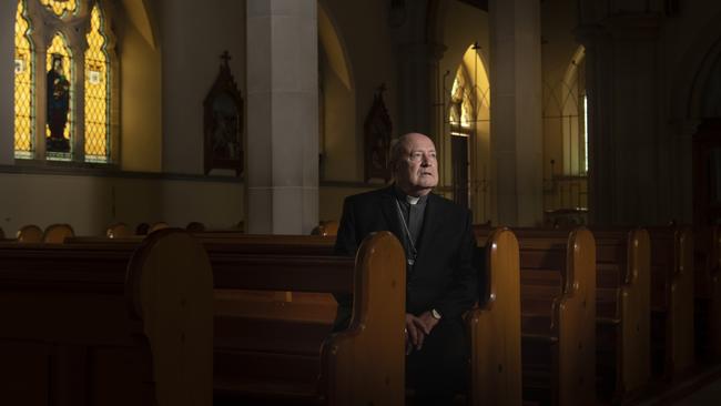 Archbishop Julian Porteous of Hobart in St Mary's Cathedral, Hobart. Picture – Matthew Newton