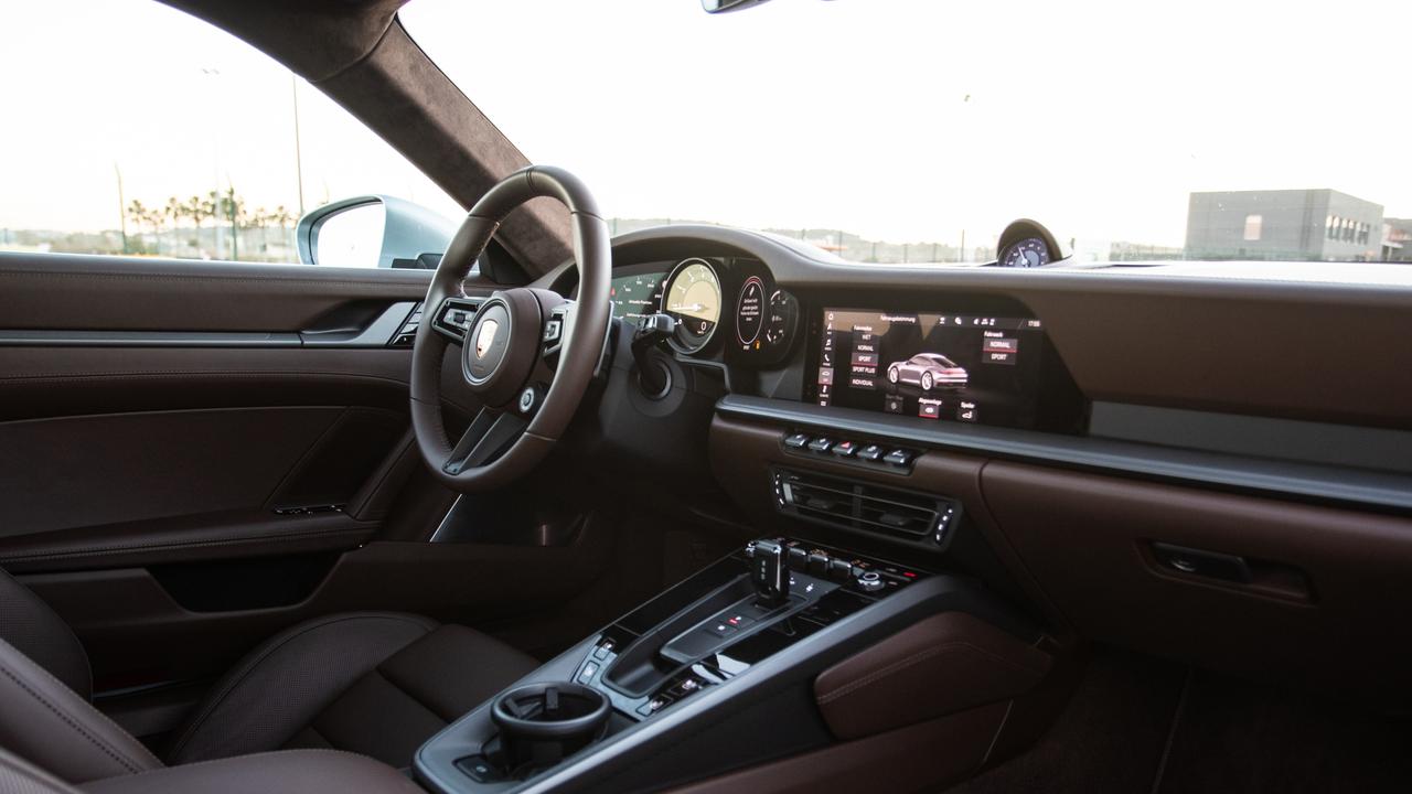 Inside the 911 has all the creature comforts of a luxury car. 