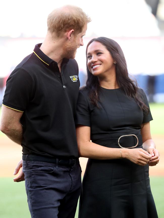 Megan and Harry. Picture: Getty