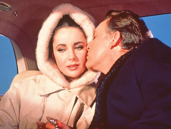 Elizabeth Taylor and Richard Burton  in the 1963 film The VIPS. Picture: Getty Images