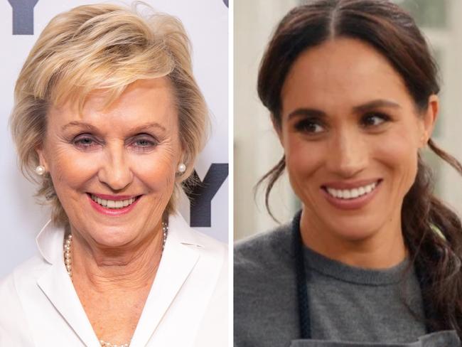 Tina Brown and Meghan Markle.