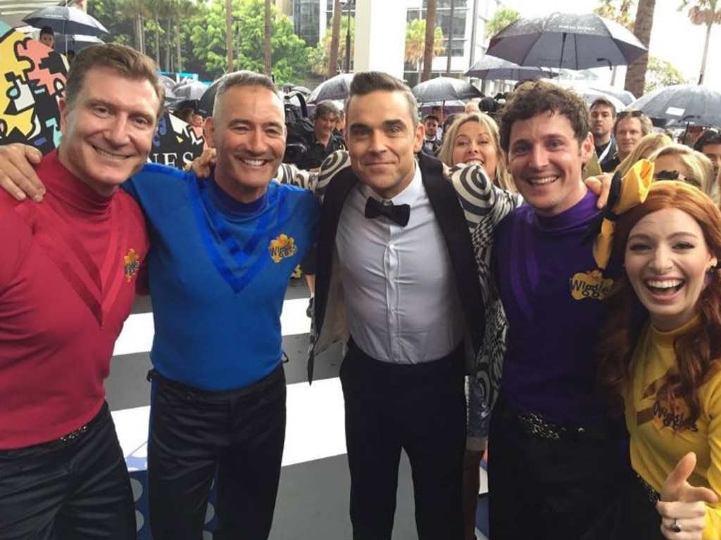 The 2016 ARIA Awards via social media ... "The Wiggles with the one and only Robbie Williams #PossibleDuet" Picture: Instagram