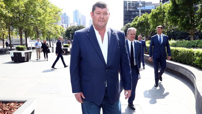 Crown Resorts major shareholder James Packer turned down the offer to receive a results briefing from the company he once chaired. Picture: Aaron Francis