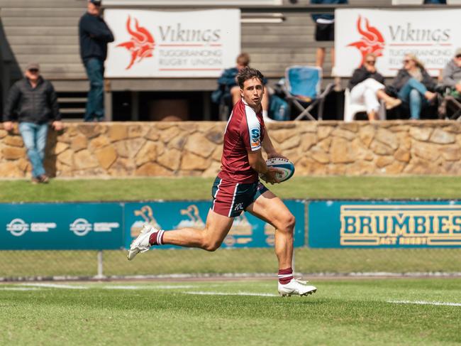 James Martens. Super Rugby Under-19s action between the ACT Brumbies and Queensland Reds. Picture credit: ACT Brumbies Media.