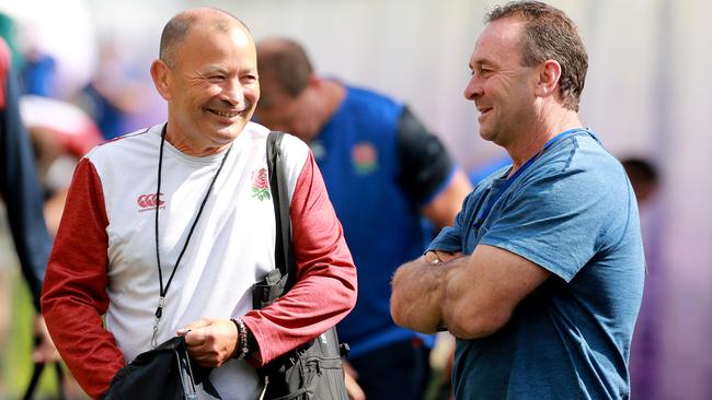 Meeting Eddie Jones offered plenty of insight for the Raiders boss. Photo: David Rogers/Getty Images