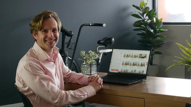 Physiotherapist Mark Opar is the product manager for TeleHab, a health app by Newstead company VALD Health.