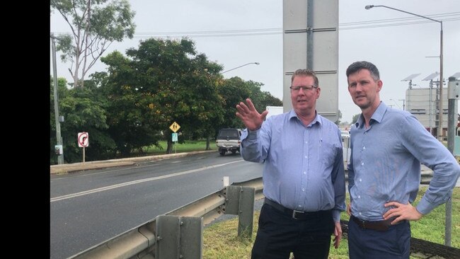 Rockhampton MP Barry O'Rourke and Transport and Main Roads Minister Mark Bailey are pleased to see how many jobs are being created by big road projects around CQ.