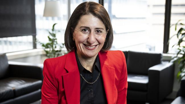 NSW Premier Gladys Berejiklian in her Sydney office. Picture: John Feder