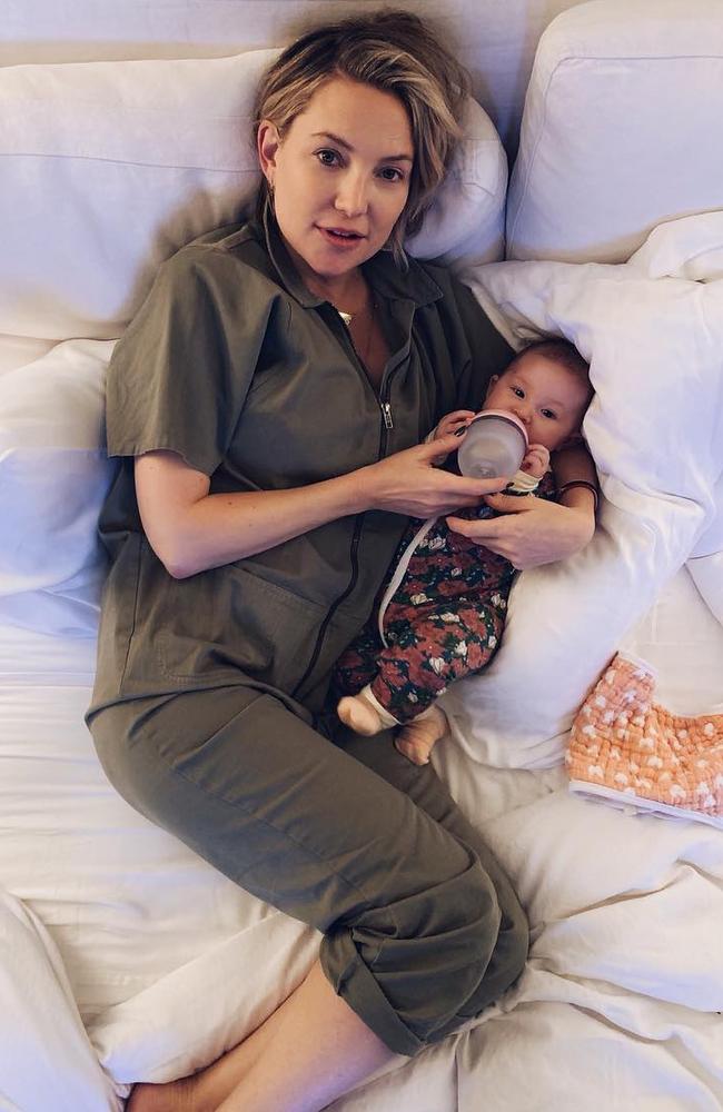 Since giving birth to her little girl she said it’s tough finding a balance between work, life and family, but says it’s all about investing in ‘you’ time. Picture: Instagram