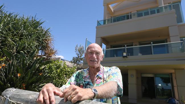 Frank Goldstein in front of his Hedges Avenue home which failed to find a buyer at auction in 2015 but sold he following year. Picture: Regi Varghese