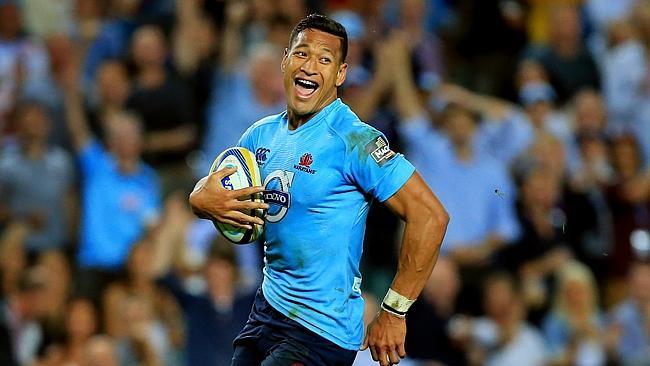 The Waratahs may not risk Israel Folau against the Stormers. Picture: Mark Evans