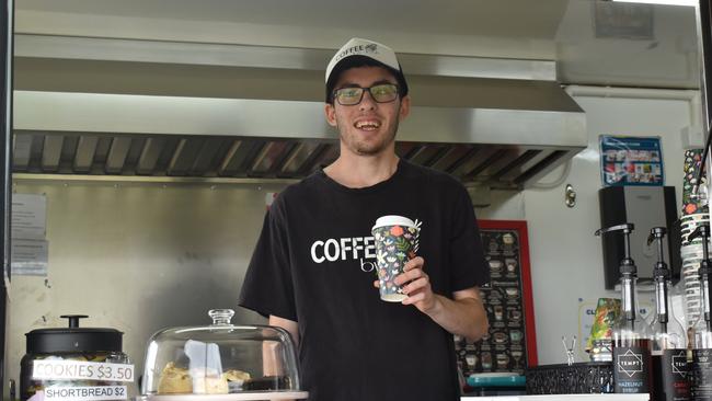 Joshua Poole, 22, owner of Coffee By Josh. Picture: Jessica Baker