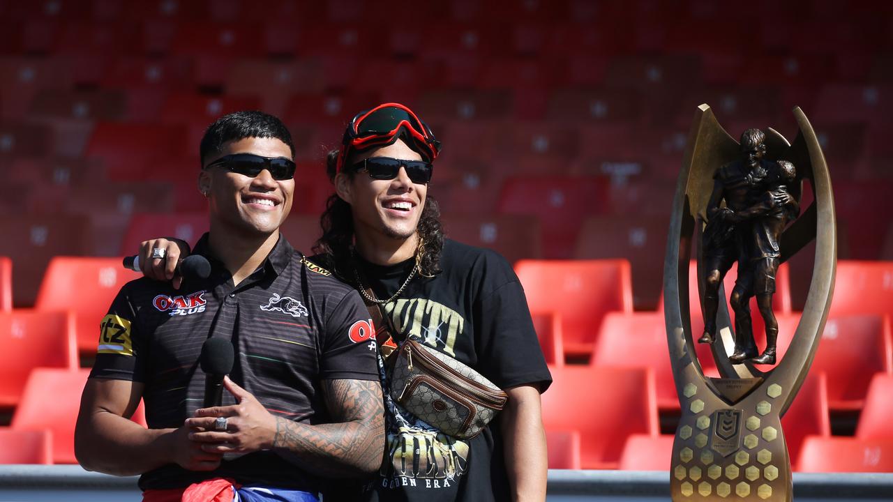 Penrith Panthers NRL teammates Jarome Luai and Jaeman Salmon