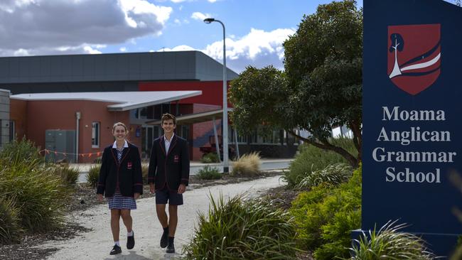 Moama Anglican Grammar school principal Carmel Spry said up to 100 of their 650 students may be affected by the tighter NSW border restrictions that come into effect this Friday, August 21. Picture: Dannika Bonser