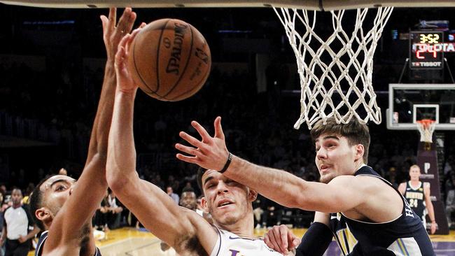 NBA 2017 Season: Los Angeles Lakers Lonzo Ball Triple Double History ...