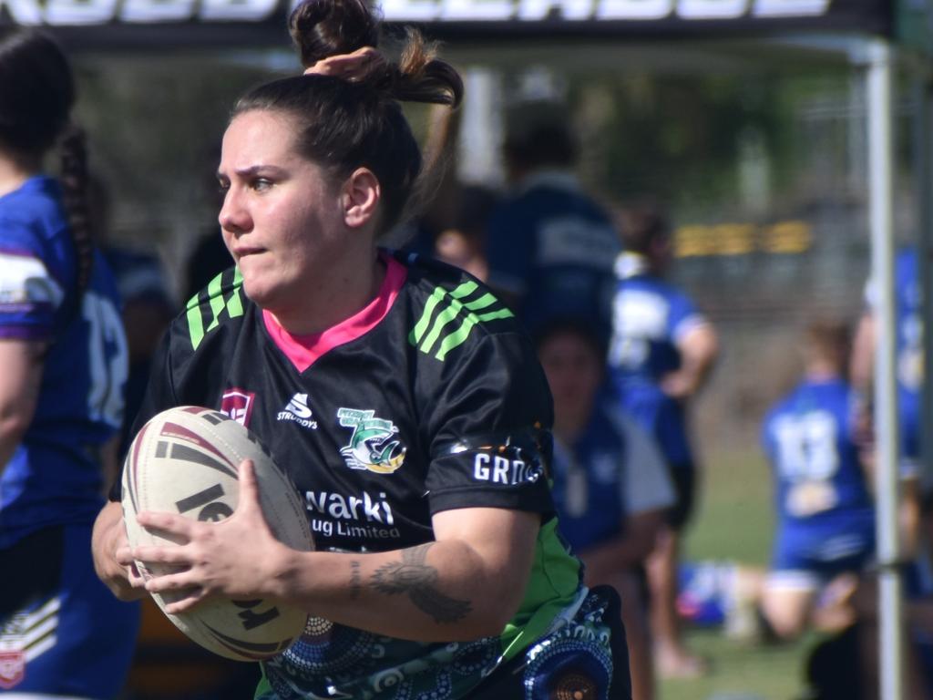 Fitzroy/Gracemere’s Sharni Upton is stamping her authority on the Rockhampton women’s competition.