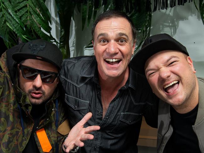 [L-R] Adriano Mercurio, Shannon Noll and Glenn Wilson.Sunset Bros - DJs/producers will release the new single ÃWhat About MeÃ this Friday 16th September 2022