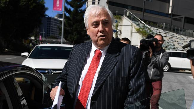 Businessman Clive Palmer denies any responsibility for an oil spill near his nickel refinery. Picture: AAP