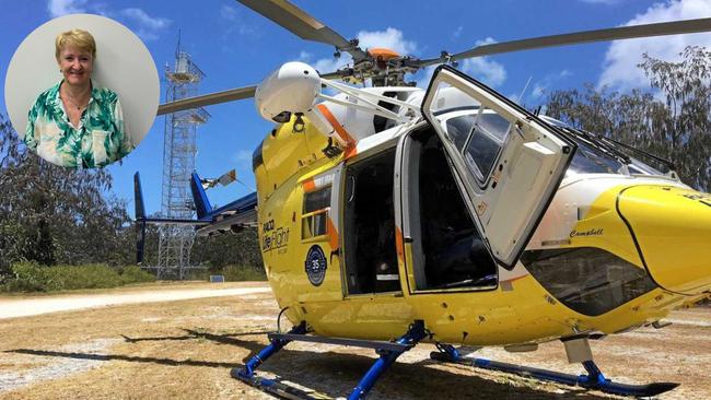 Cate Green credits a quick inter-hospital transfer by the RACQ LifeFlight helicopter with saving her life.