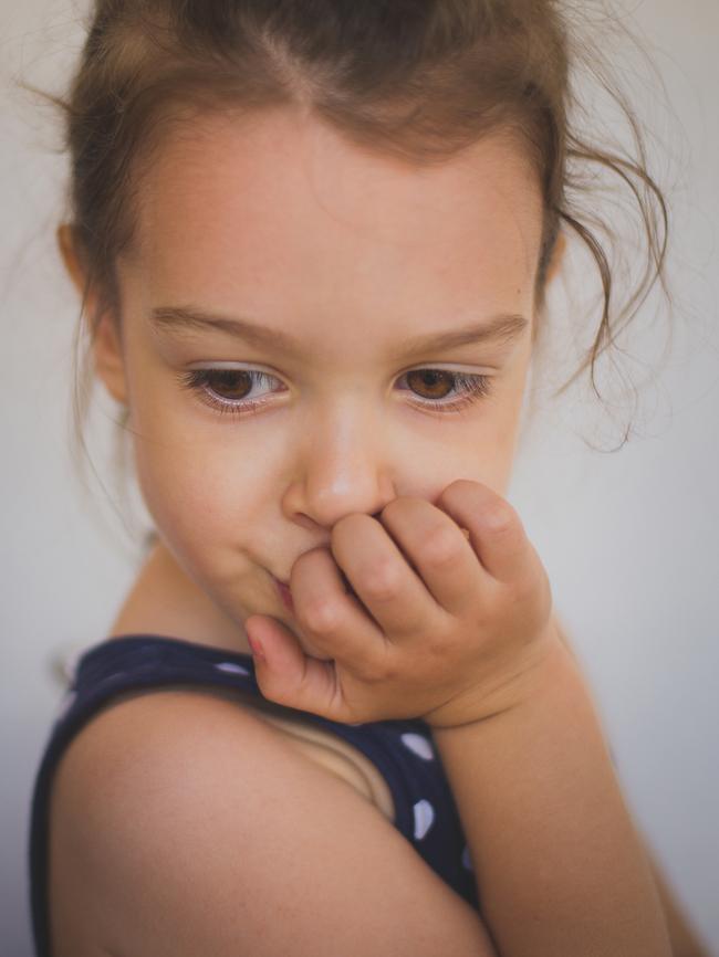 A number of primary schools now say they are at “crisis point” with anxious children. (Pic” supplied)