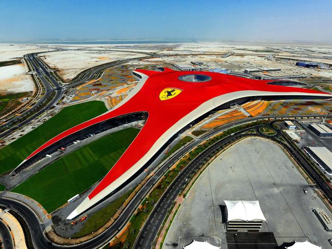 The Ferrari Theme Park is the largest attraction of its kind in the world.