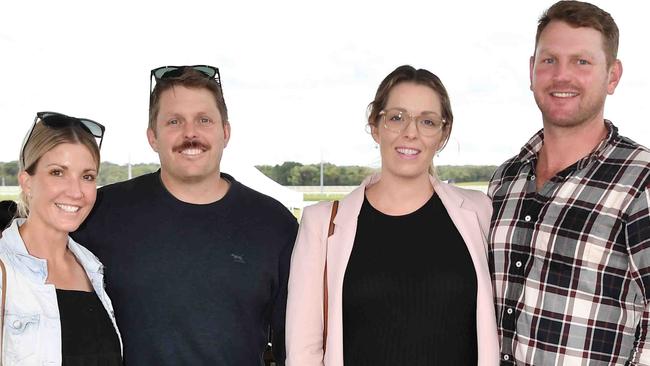 Tammy Sloan, Steve Ryan, Carly Dwyer and Shaun Dwyer at the Noosa Cup Race Day. Picture: Patrick Woods.