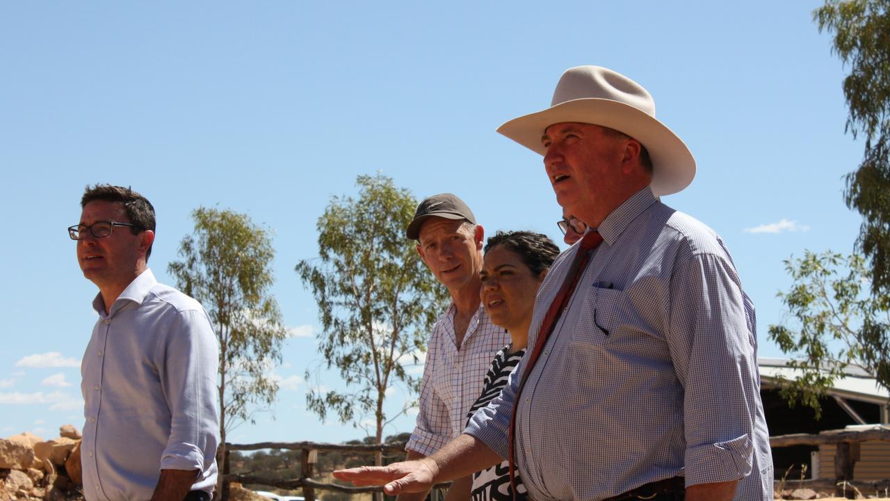 A slew of funding announcements were dished out by Mr Joyce and his Coalition colleagues on Wednesday, targeting the Territory’s health, infrastructure and tourism industries. Picture: Lee Robinson.