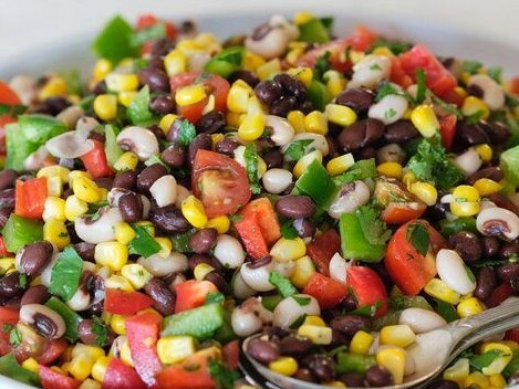 Cowboy caviar is made using beans and other veggies chopped to the size of the beans.