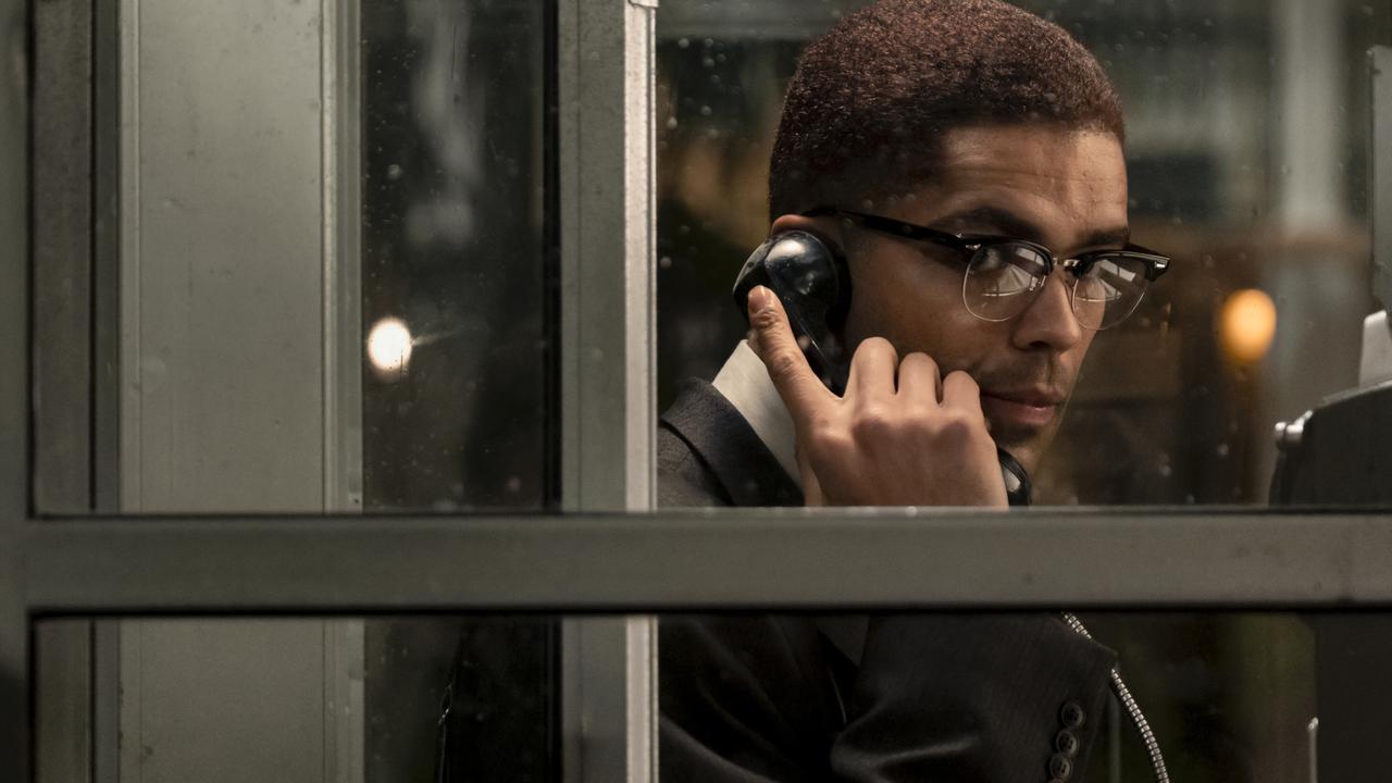 Kingsley Ben-Adir as Malcolm X in One Night in Miami, streaming on Amazon Prime.