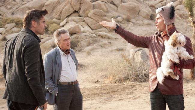 Colin Farrell, Christopher Walken Sam Rockwell in a scene from Martin McDonagh's <i>Seven Psychopaths</i>.