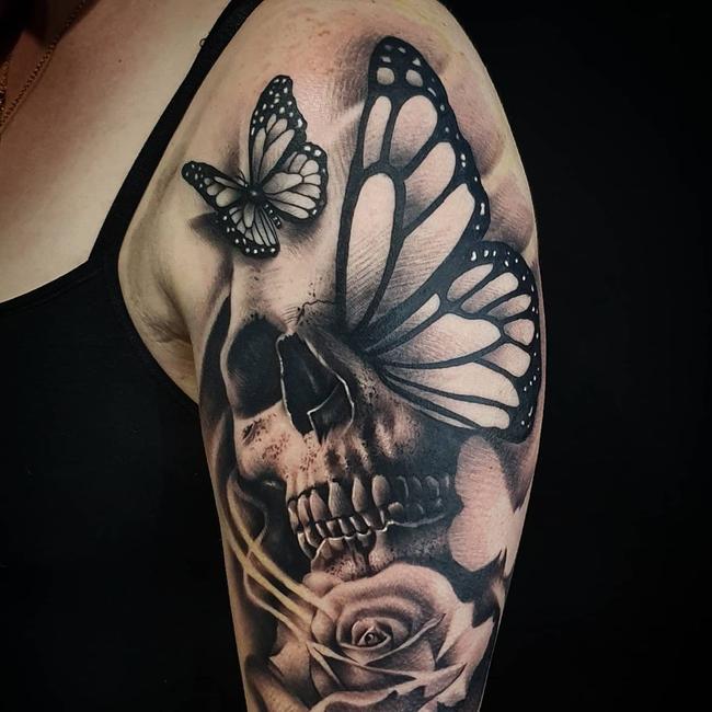 Nathan Mathers Tattooist. Picture: Instagram