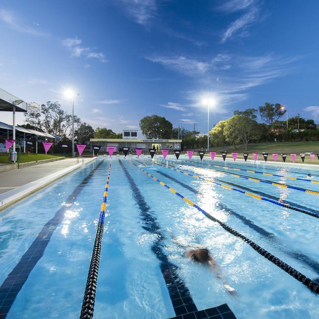 The swimming carnival was hosted by the Gladstone Aquatic Centre as students battled it out for Chanel College’s 2022 swimming carnival. Picture: Paul Braven