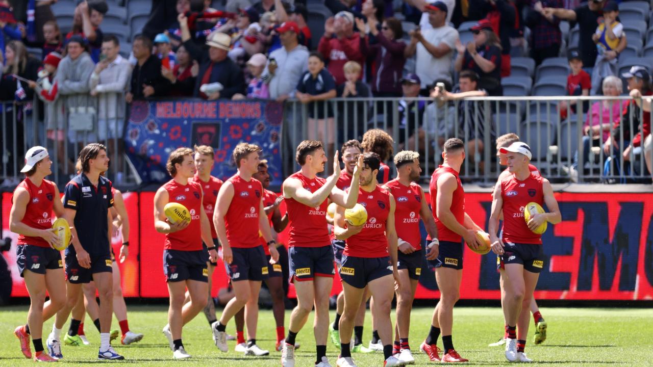 A Demons win will snuff the so-called (dare we say) club curse which predates decimal currency. Picture: Getty Images