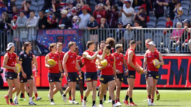 A Demons win will snuff the so-called (dare we say) club curse which predates decimal currency. Picture: Getty Images