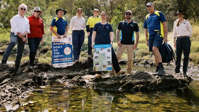 The Healthy Waters Partnership celebrates ‘Champions of the Bohle’ — businesses and organisations already hard at work to ‘back the Bohle’. Picture: Supplied