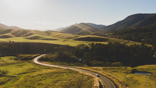 Taking the scenic route of Thunderbolts Way on the Barrington Coast, NSW. Picture: Guy Williment