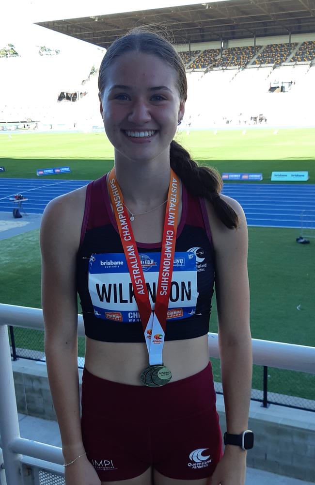 Sunshine Coast athletics talent Anna Wilkinson.