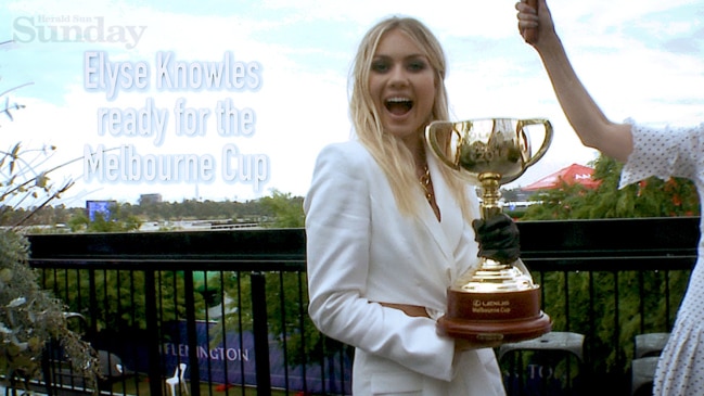 Elyse Knowles ready for the Melbourne Cup