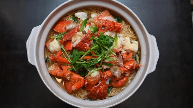 Super Dish’s fresh lobster with ginger and shallots. Picture: Supplied