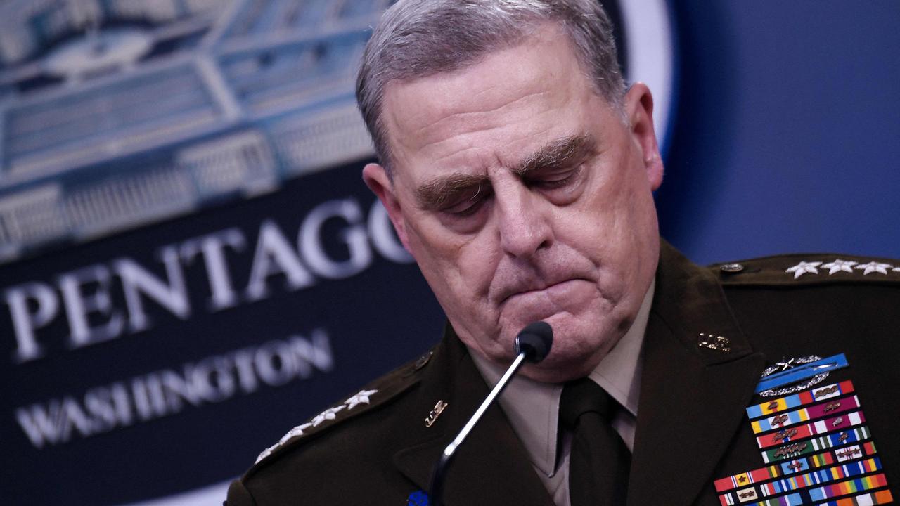 Chairman of the Joint Chiefs of Staff, General Mark Milley. Picture: Olivier Douliery/AFP