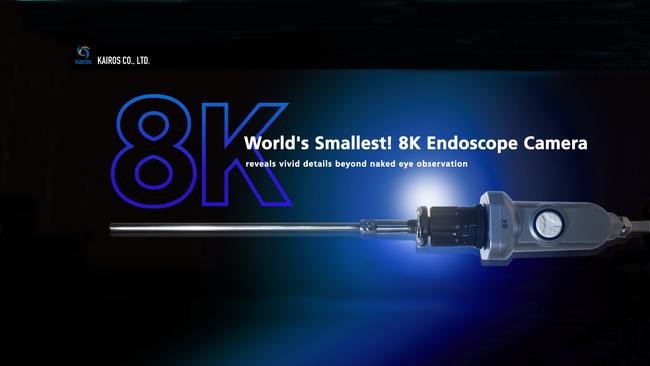 The Kairos 8K Endoscope camera.