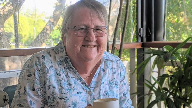 Michelle Allomes began volunteering at the Ipswich Hospital only a few months after retiring from her role as a nurse. Photo: Ebony Graveur