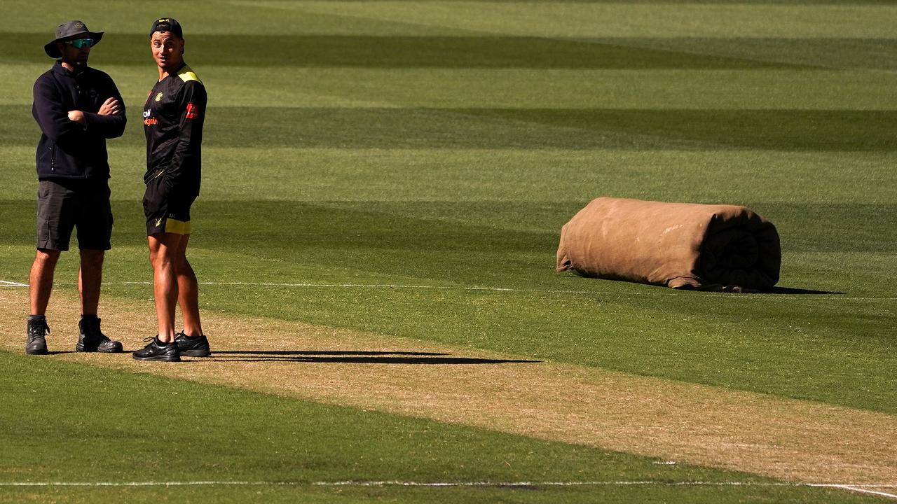 The MCG pitch continues to be the talk of the Boxing Day Test. Picture: AAP Images