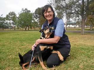 CHECK UP: Veterinarian Caron Brindley is encouraging owners to have their dogs checked and vaccinated for Parvovirus. Picture: Jorja McDonnell